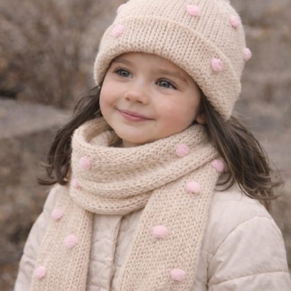 Set aus Mütze und Schal (3–7 Jahre)