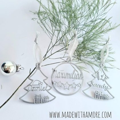 Weihnachtsanhänger - Set mit 3