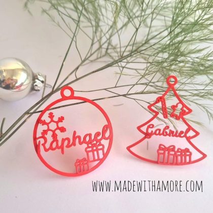 Weihnachtsanhänger - Set mit 2