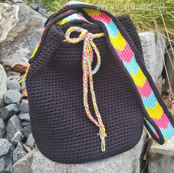 Tasche Boho Schwarz - Small – Bild 2