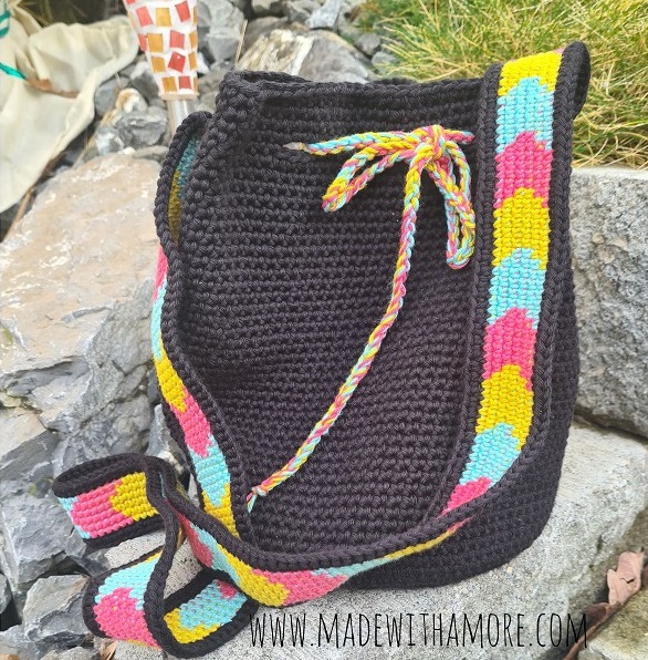 Tasche Boho Schwarz - Small