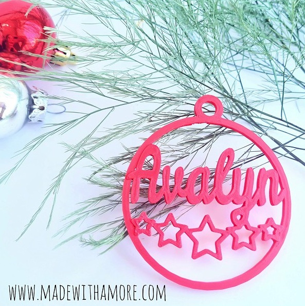 Weihnachtsanhänger - 1 Stück – Bild 2
