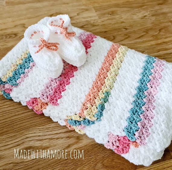 Kuscheldecke & Babyschühchen