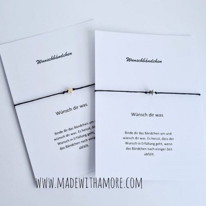 Wunscharmband mit Stern