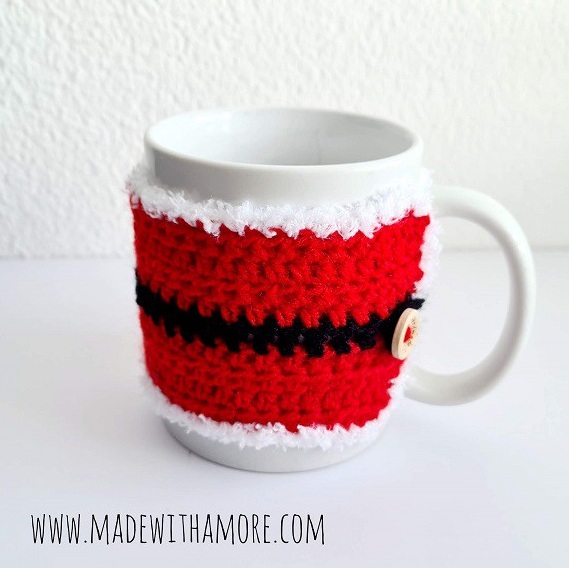 Tassenpulli | Tassenwärmer mit Knopf – 03 – Bild 2