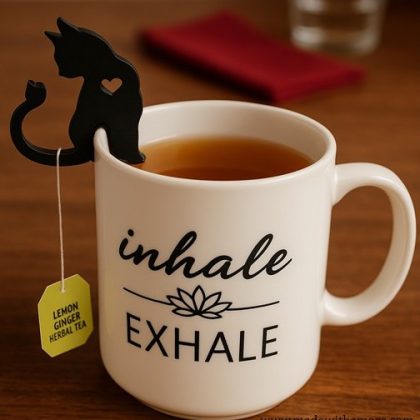 Teebeutelhalter Katze