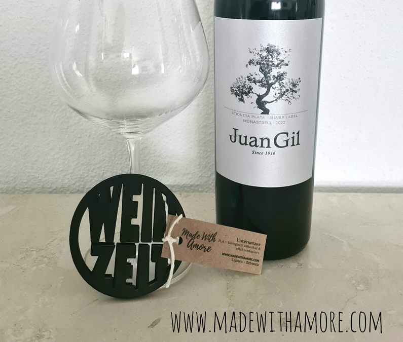 Untersetzer Set - Wein Zeit